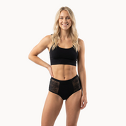 Fern Lace High Waisted Pocket Brief + Botanical Heat Pack