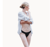 Organic Bamboo Leakproof Lace Thong