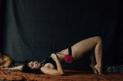 Organic Bamboo Menstrual Lace Thong | Flow Intimates