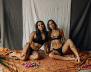 Organic Bamboo Menstrual Lace Thong | Flow Intimates