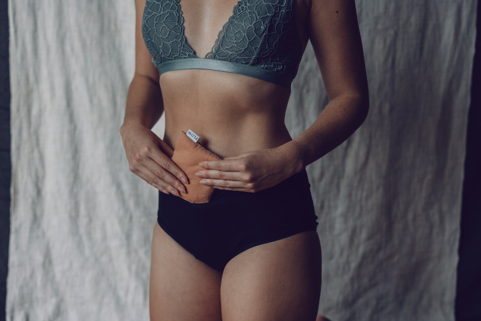 Bamboo Botanical Brief - Lavender Warming Pouch | Flow Intimates