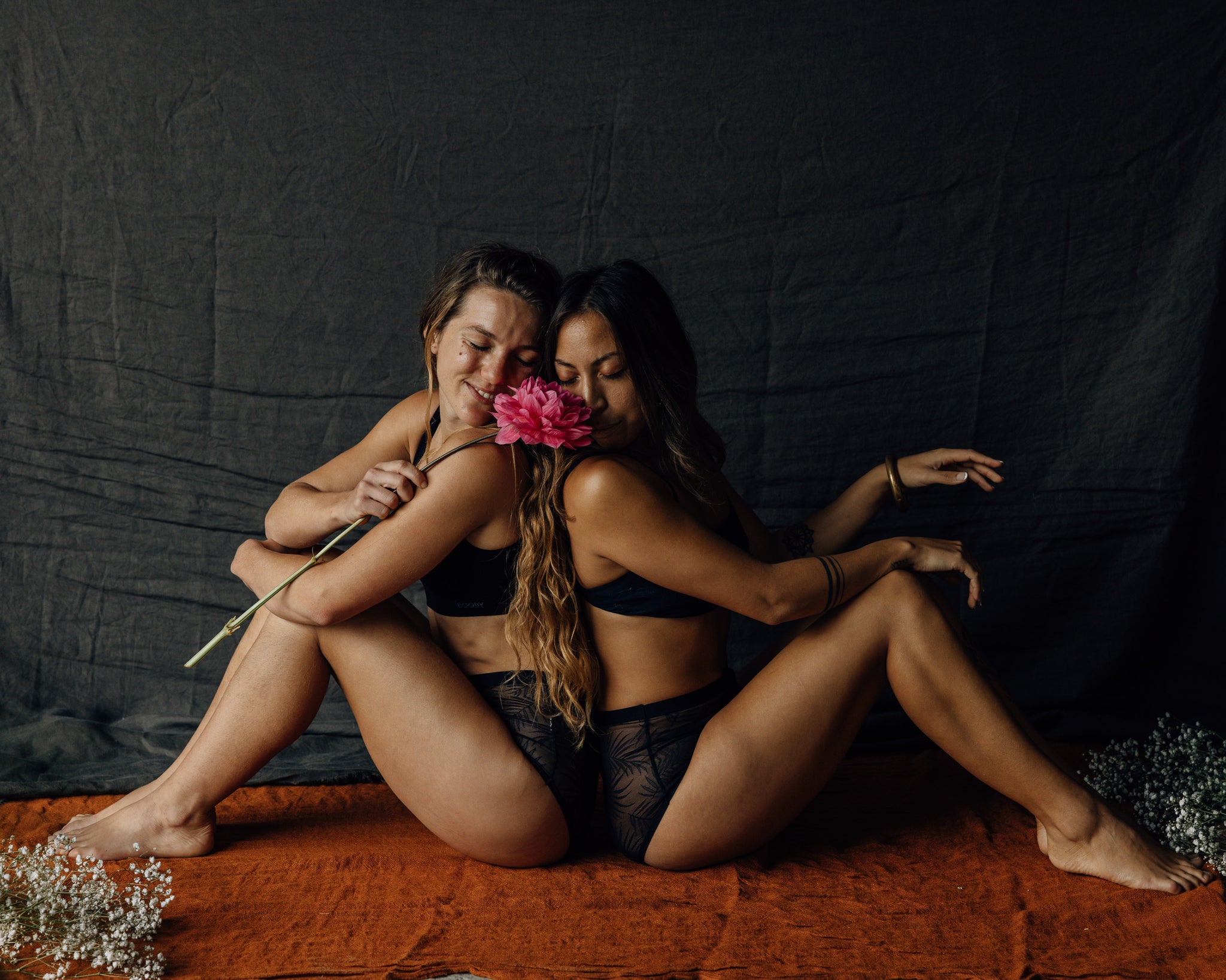 Organic Fern Lace Bamboo - Botanical Menstrual Brief | Flow Intimates