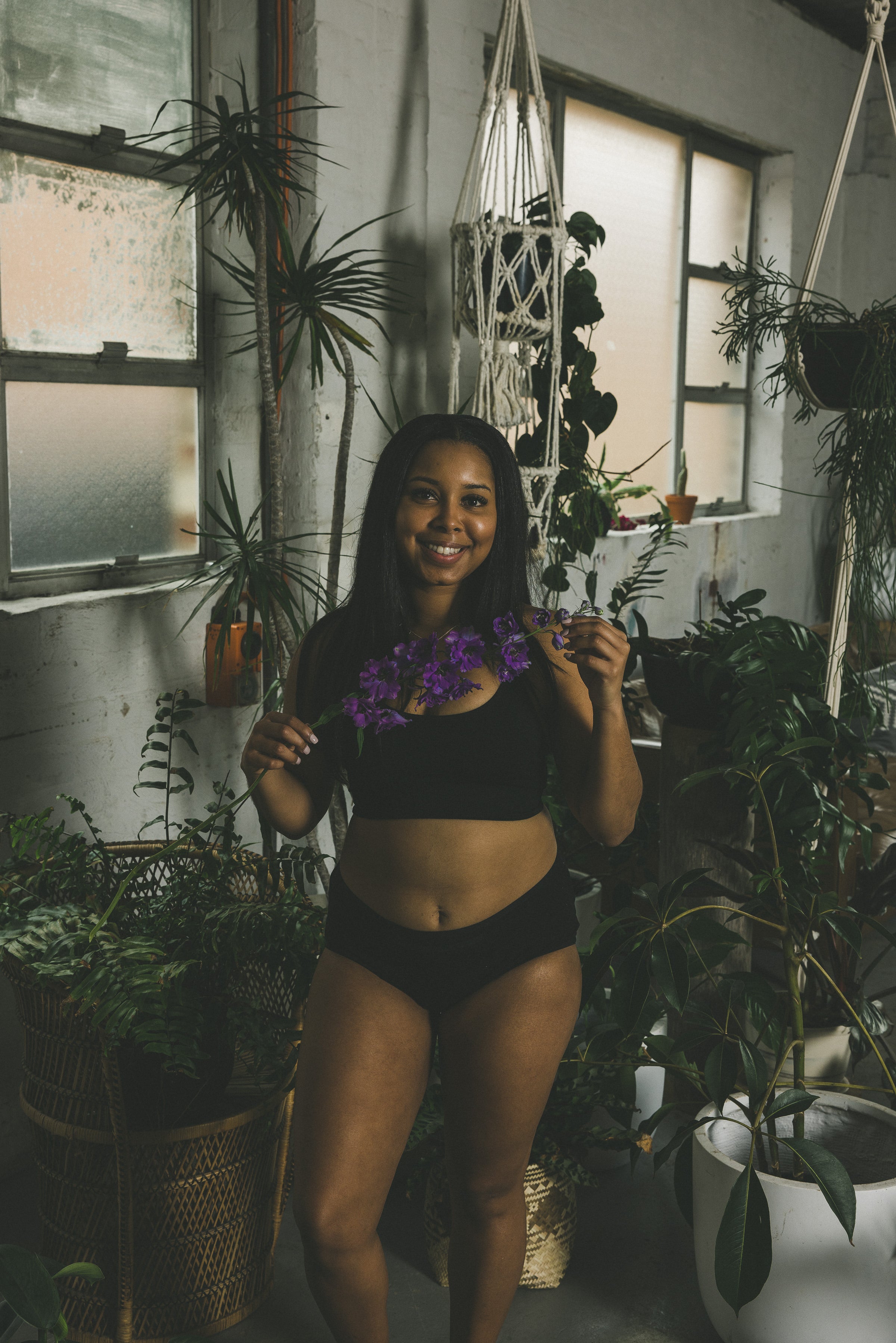 Organic Bamboo Leakproof High Waisted Pocket Briefs + Botanical Heat Pack